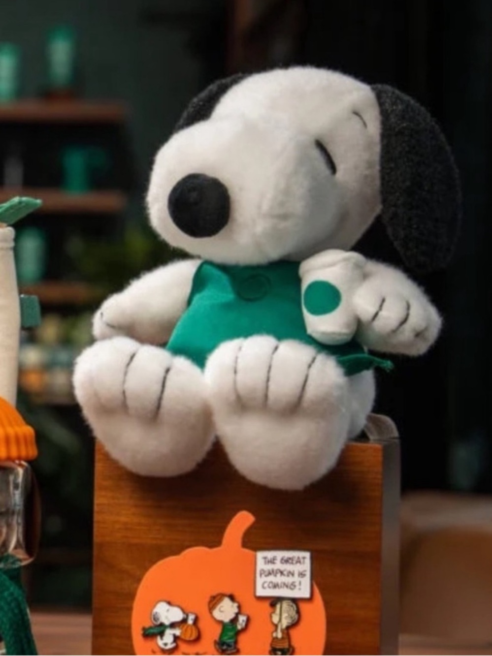 Starbucks X Peanuts snoopy bearista plushie 2026 NWT